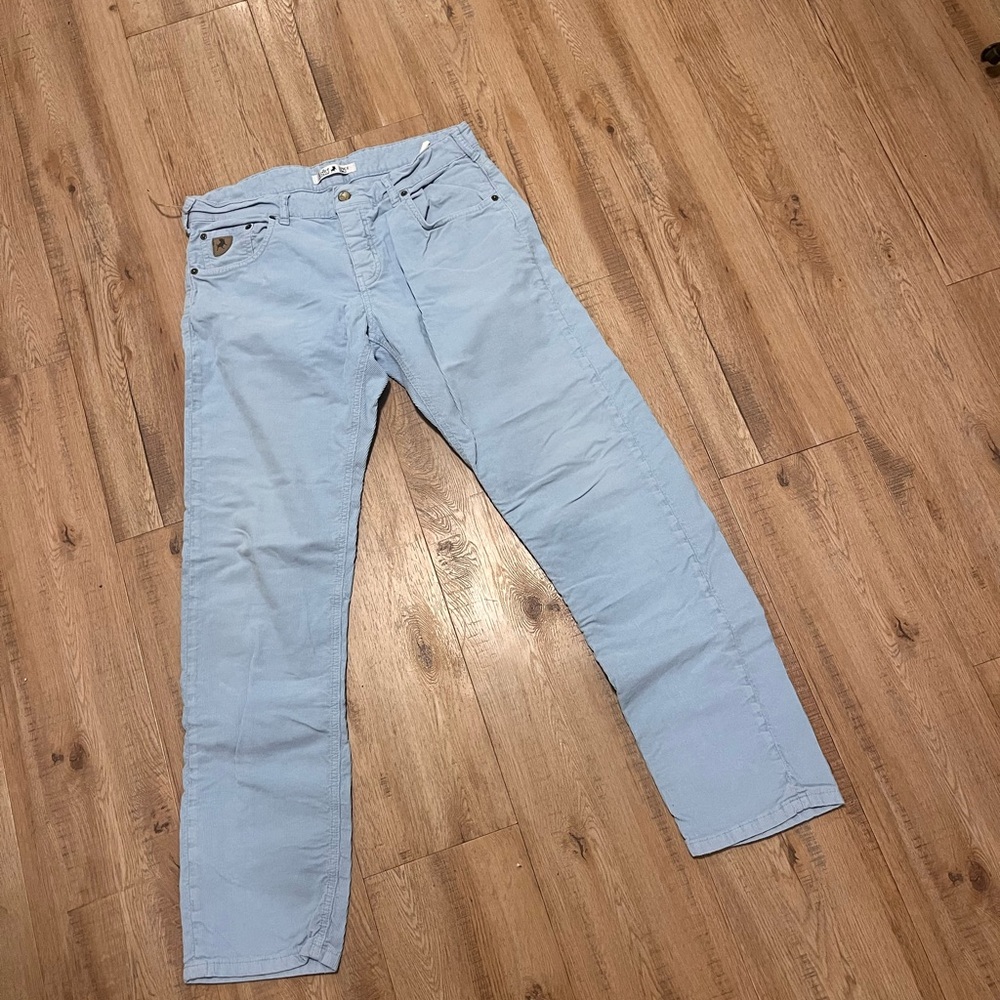 Light Blue Straight Men's Jeans